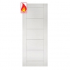 Deanta Internal White Primed Seville FD30 Fire Doors - view 1