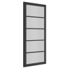 Deanta Internal Prefinished Black Shoreditch Doors [Clear Glass] - view 2
