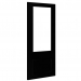 Deanta Internal Prefinished Black Sandringham Doors [Clear Bevelled Glass]s] - view 2