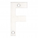 Zoo Polished Stainless Face Fixing 75mm Letters - view 6