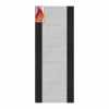 Deanta Internal Flush Prefinished Light Grey Ash Veneer FD60 Fire Doors With Dark Edges - view 1
