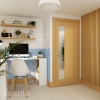 Deanta Internal Prefinished Oak Ely 1 Side Light Doors [Clear Glass] - view 3