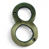 Traditional Antique Brass 100mm Numerals - view 9