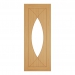 Deanta Internal Prefinished Oak Amalfi Doors [Clear Glass] - view 1