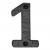 Heritage Brass Cast Black Iron Face Fixing 76mm Numerals - view 2