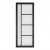 Deanta Internal Prefinished Black Brixton Doors [Clear Glass] - view 2