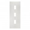 Deanta Internal White Primed Ely Doors [Clear Glass] - view 1