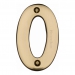 Heritage Brass C1566 Polished Brass Face Fixing 76mm Numerals - view 1