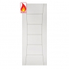Deanta Internal White Primed Pamplona FD30 Fire Doors - view 1