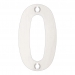 Zoo Polished Stainless Steel Face Fixing 75mm Numerals - view 1