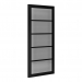 Deanta Internal Prefinished Black Shoreditch Doors [Tinted Glass] - view 1