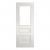 Deanta Internal White Primed Windsor Doors [Clear Bevelled Glass] - view 1