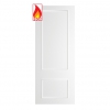 Deanta Internal White Primed Sandringham FD30 Fire Doors - view 1