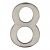 Heritage Brass C1568 Saitn Nickel Self Adhesive 51mm Numeralss - view 9