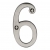 Heritage Brass C1560 Satin Nickel Face Fixing 76mm Numerals - view 7