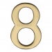 Heritage Brass C1568 Polished Brass Self Adhesive 51mm Numerals - view 9