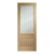 XL Joinery Internal Oak Suffolk Essential 2XG Doors [Etched Glass] - view 1
