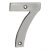 Eurospec Cast Satin Stainless Steel Face Fixing 100mm Numerals - view 8