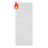 Deanta Internal White Primed Cambridge FD30 Fire Doors - view 1