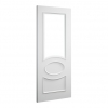 Deanta Internal White Primed Clarendon Doors [Clear Bevelled Glass] - view 2