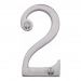 Heritage Brass C1560 Satin Chrome Face Fixing 76mm Numerals - view 3