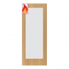 Glazing Option 05 For Deanta Flush Panel Doors - view 3