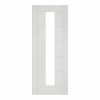 Deanta Internal White Primed Seville Doors [Clear Glass] - view 1