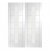 XL Joinery Internal White Primed Palermo Door Pairs [Clear Glass] - view 1