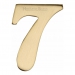 Heritage Brass C1568 Satin Brass Self Adhesive 51mm Numerals - view 8