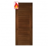 Deanta Internal Walnut Seville Pre-Finished FD30 Fire Doors - view 1