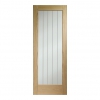XL Joinery Internal Oak Suffolk Essential Pattern 10 Doors [Etched Glass] - view 1