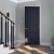 Deanta Internal Black Sandringham Pre-Finished FD30 Fire Doors - view 3