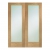 XL Joinery Internal Oak Pattern 10 Door Pairs [Obscure Glass] - view 1