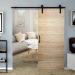 Rea Side Mounted Rustic Black Single Track Up To 100kg Door Leaf - view 2