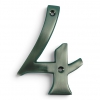 Traditional Satin Nickel 100mm Numerals - view 5