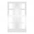 XL Joinery Internal White Primed Shaker Door Pairs [Clear Glass] - view 1