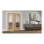 Deanta Internal Oak Ely 1 Full Light Doors [Etched Glass] - view 3