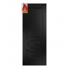 Deanta Internal Prefinished Black Clarendon FD30 Fire Doors - view 1