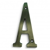 Traditional Antique Brass 100mm Numerals - view 10