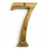 Traditional Polished Brass 100mm Numerals - view 8