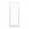 Deanta Internal White Primed Ely 1L Full Doors [Clear Etched Glass] - view 1