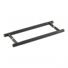 JV1800MBB2B : 300 x 19mm : Matt Black : Jedo Bari Knurled Back To Back Pull Handles - view 1