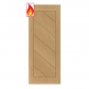 Deanta Internal Prefinished Oak Torino Pre-Finished FD30 Fire Doors - view 1