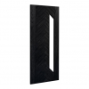 Deanta Internal Prefinished Brushed Black Oak Fontaine Doors [Clear Glass] - view 2