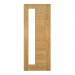 Deanta Internal Prefinished Oak Seville 1SL Doors [Clear Glass] - view 2