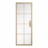 LPD Internal Prefinished Blonde Oak Malvern Doors [Clear Glass] - view 1
