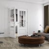Deanta Internal White Primed Canterbury Doors [Clear Glass] - view 3