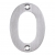 Eurospec Cast Satin Stainless Steel Face Fixing 50mm Numerals - view 1