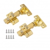 105 Degree Satin Brass Sprung Soft Close Concealed Cabinet Hinges - view 1