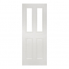 Deanta Internal White Primed Rochester Doors [Clear Glass] - view 1
